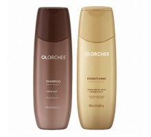 Набір для інтенсивного живлення та зволоження волосся Olorchee Moisture Care (шампунь + кондиціонер), 2x200 г (розлив)