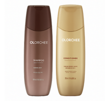 Набор для интенсивного питания и увлажнения волос Olorchee Moisture Care (шампунь + кондиционер), 2×300 мл