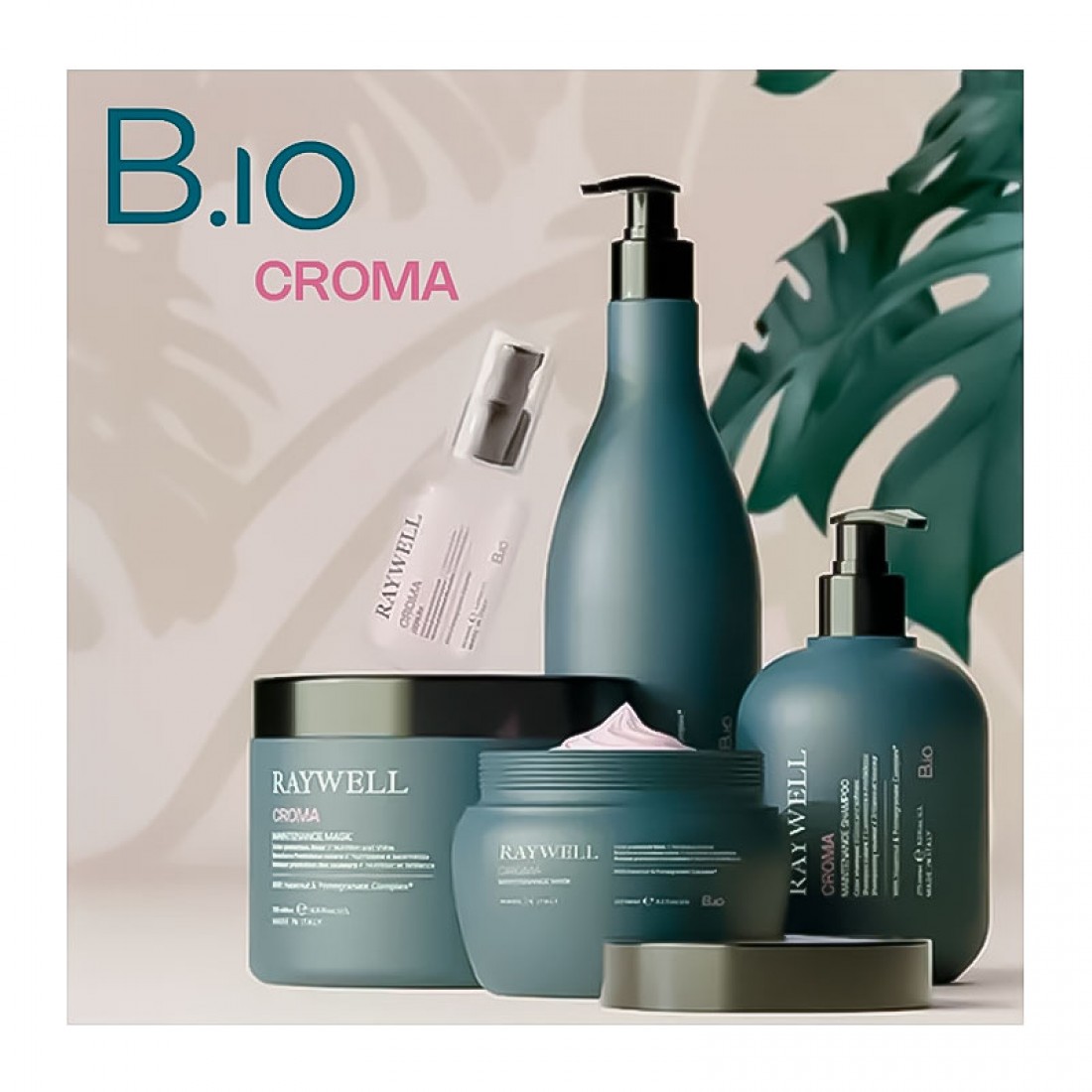 Набір Raywell BIO CROMA шампунь і маска для захисту кольору фарбованого волосся, 275+245 мл Набір Raywell BIO CROMA шампунь і маска для захисту кольору фарбованого волосся, 275+245 мл