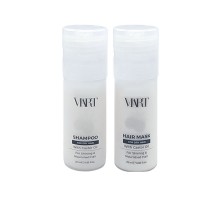 Набор VIART DUO with Castor Oil шампунь и маска для увлажнения и питания сухих волос, пробники 2x25 мл