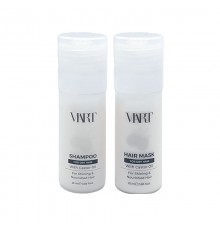 Набір VIART DUO with Castor Oil шампунь і маска для зволоження і живлення сухого волосся, пробники 2x25 мл