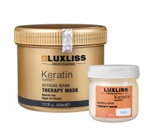 Відновлююча маска Luxliss Keratin Intensive Repair Therapy Mask з кератином 100 г (розлив)