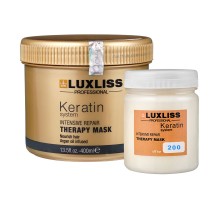 Відновлююча маска Luxliss Keratin Intensive Repair Therapy Mask з кератином 200 г (розлив)