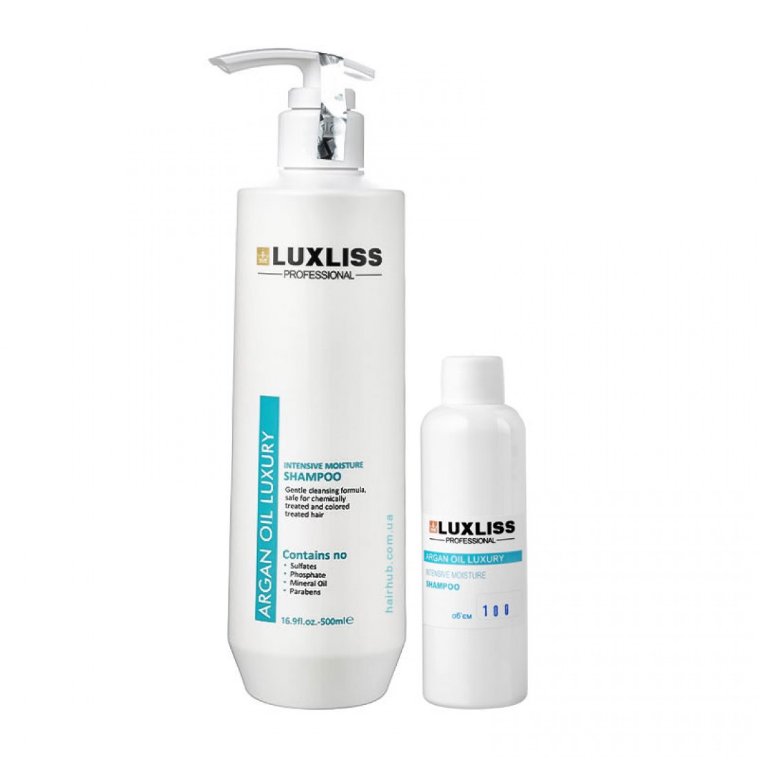 Зволожуючий аргановий шампунь Luxliss Argan Oil Luxury Intensive Moisture Shampoo Original 500 мл Зволожуючий аргановий шампунь Luxliss Argan Oil Luxury Intensive Moisture Shampoo Original 500 мл