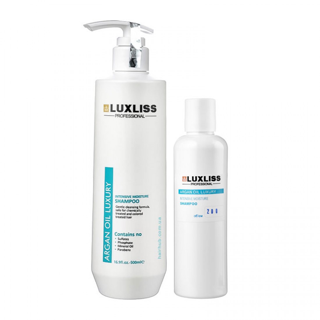 Зволожуючий аргановий шампунь Luxliss Argan Oil Luxury Intensive Moisture Shampoo Original 500 мл Зволожуючий аргановий шампунь Luxliss Argan Oil Luxury Intensive Moisture Shampoo Original 500 мл