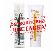 Набір для жирної шкіри голови та сухого волосся шампунь Raywell Bio ROSYL та маска Bio Hidra 2*250 мл