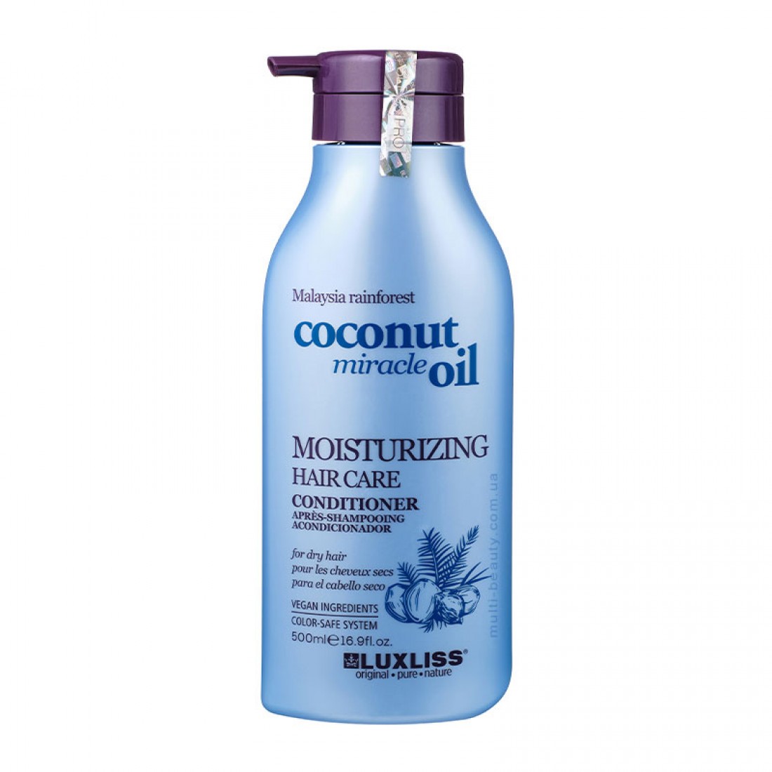 Зволожуючий кондиціонер Luxliss Moisturizing Hair Care Conditioner для сухого та пошкодженого волосся 500 мл Зволожуючий кондиціонер Luxliss Moisturizing Hair Care Conditioner для сухого та пошкодженого волосся 500 мл