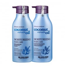 Набір Luxliss Moisturizing Hair Care зволожуючі шампунь та кондиціонер для сухого та пошкодженого волосся 2x500 мл