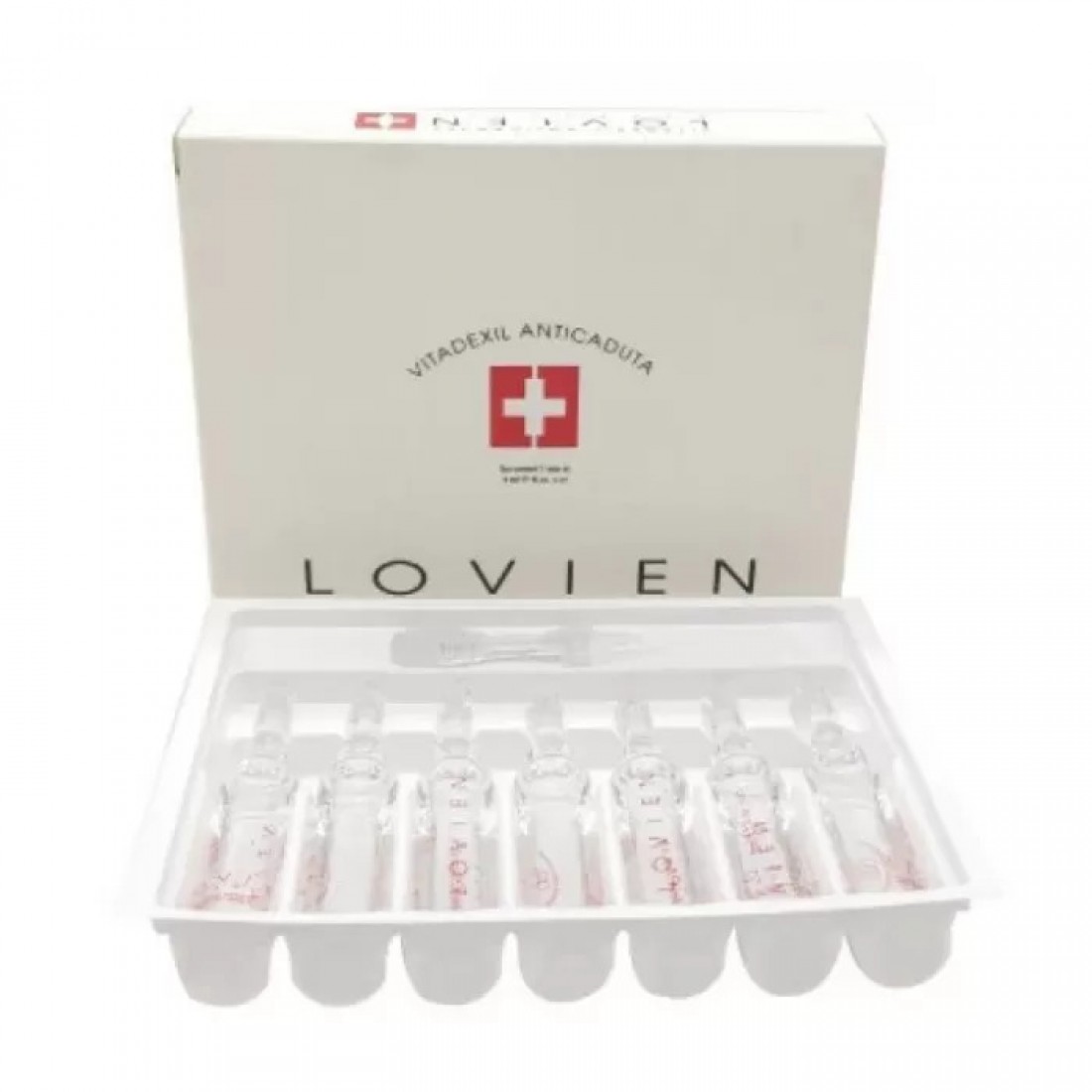Ампули проти випадіння волосся Lovien Essential Hair Loss Prevention Treatment Ampoules Vitadexil 7х8мл Ампули проти випадіння волосся Lovien Essential Hair Loss Prevention Treatment Ampoules Vitadexil 7х8мл