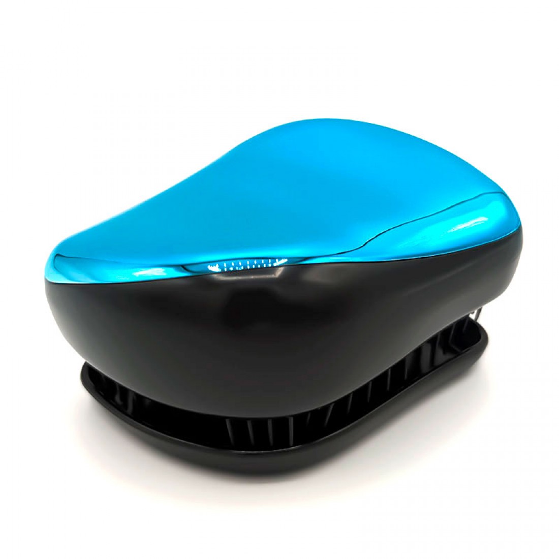 Гребінець для волосся Tangle Teezer Compact глянцевий чорно-синій Гребінець для волосся Tangle Teezer Compact глянцевий чорно-синій