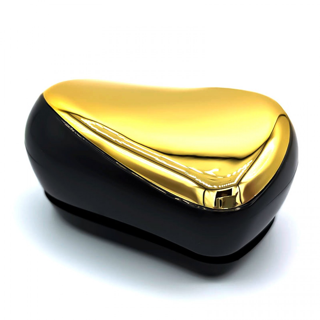 Гребінець для волосся Tangle Teezer Compact глянсова чорно-золота