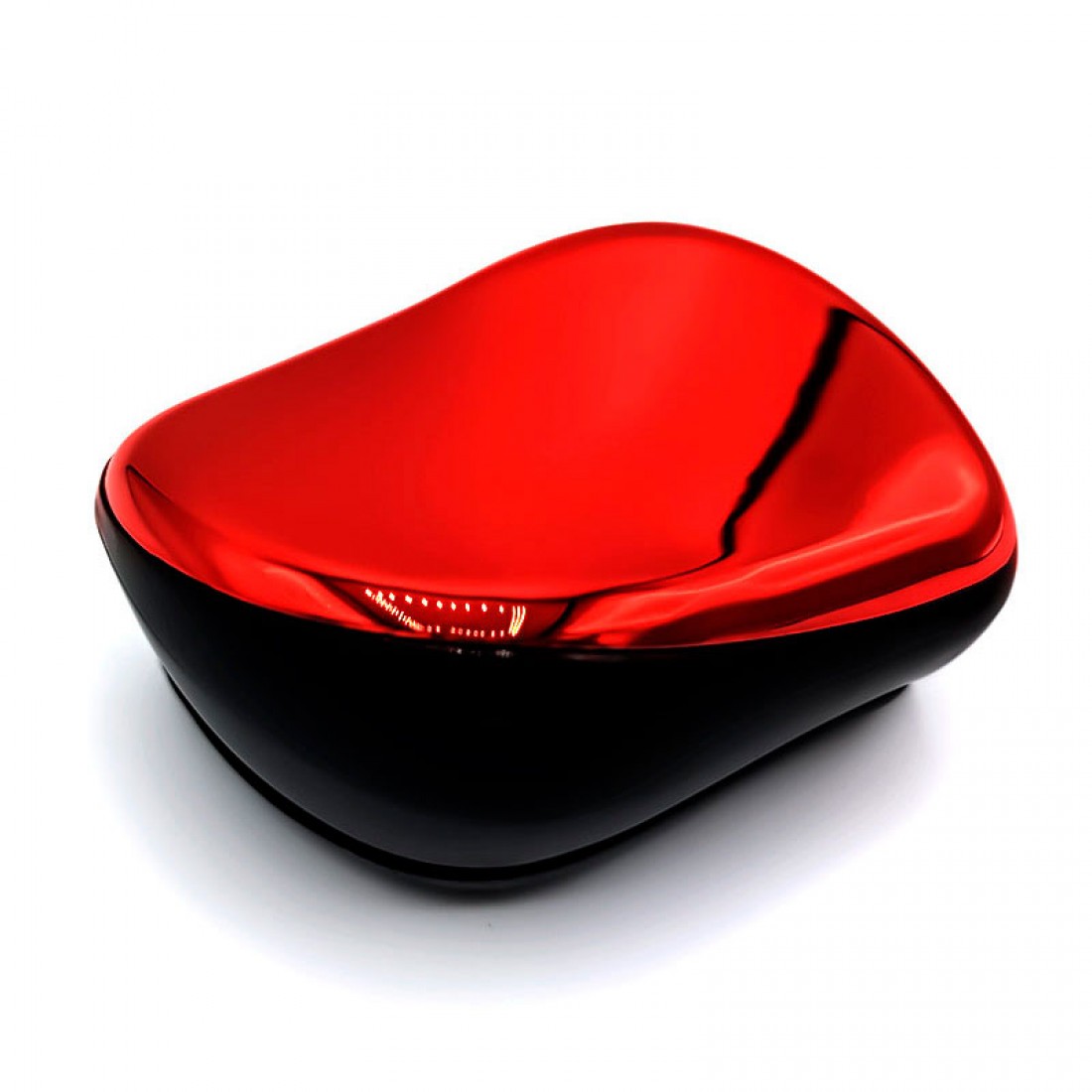Гребінець для волосся Tangle Teezer Compact глянсовий чорно-червоний Гребінець для волосся Tangle Teezer Compact глянсовий чорно-червоний