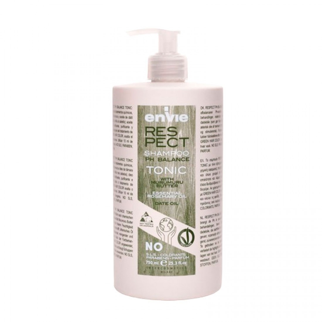 Шампунь Envie Respect Tonic pH Balance Shampoo для фарбованого волосся (EN1099), 750 мл Шампунь Envie Respect Tonic pH Balance Shampoo для фарбованого волосся (EN1099), 750 мл