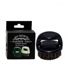 Щетка для фейда, бороды кастет Barber Finger Brush для барбера, парикмахера круглая