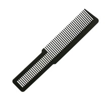 Гребінець для стрижки під машинку, тушовки Professional Flat Top 75339 карбонова антистатична чорна 205 мм