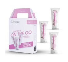 Дорожній набір Raywell Bio Boma Travel Kit шампунь, кондиціонер та крем для розгладження волосся (RR385), 3*100 мл