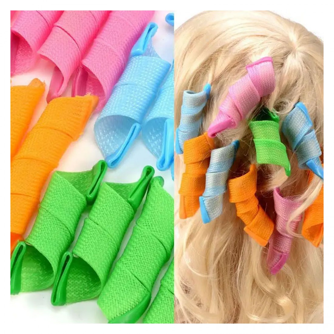 Бігуді-спіралі Magic Leverag Roller Curler для завивки локонів на довге волосся, набір з 18 шт. Бігуді-спіралі Magic Leverag Roller Curler для завивки локонів на довге волосся, набір з 18 шт.